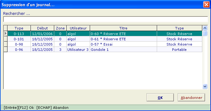 Journaux_suppression_selection